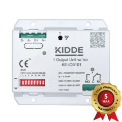 KIDDE KE-IO3101 EXCELLENCE SERIES INTELLIGENT ADDRESSABLE 1 OUTPUT UNIT WITH ISOLATOR